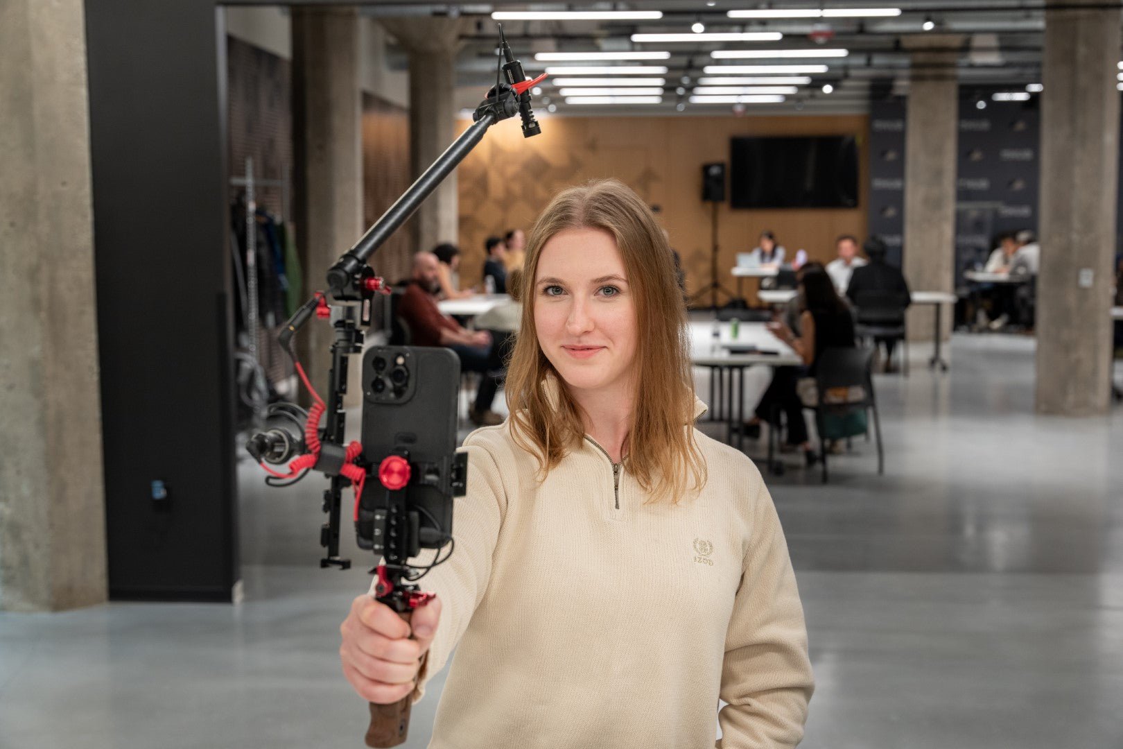 How to connect a 3.5mm microphone to your phone utilizing the MicroBOOM - Zacuto