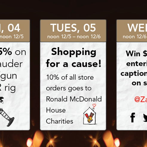 9 Days of 24hr Dec Deals from Zacuto - Happy Holidays! - Zacuto