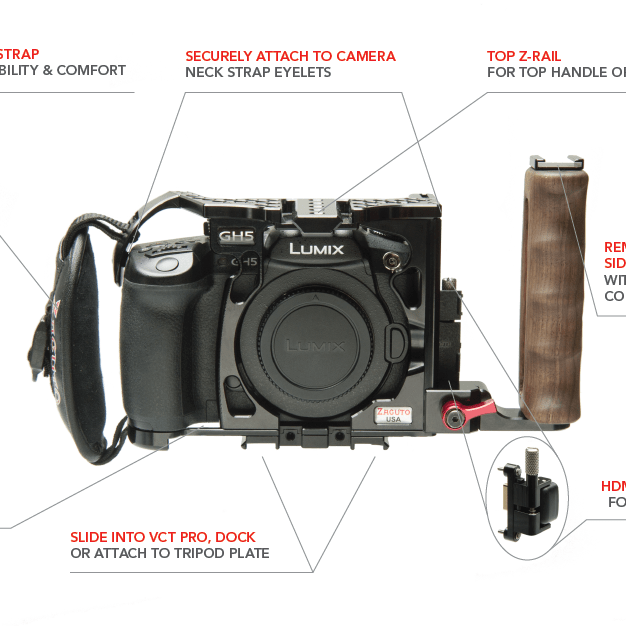Meet the Zacuto GH5 & GH5s Cage (plus all the accessories you need) - Zacuto