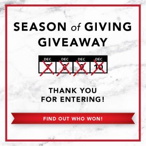 Season of Giving Giveaway - Winners - Zacuto