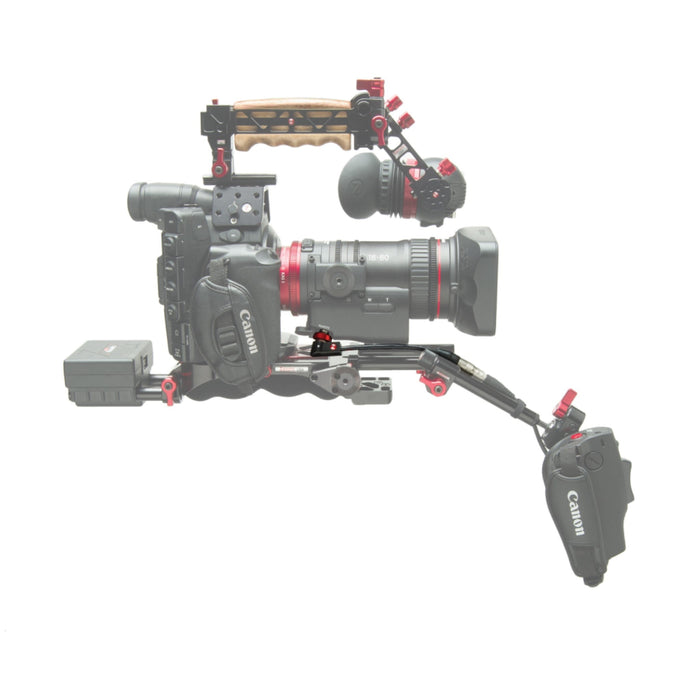 18 - 80 Lens Support & Right Angle Cable - Zacuto